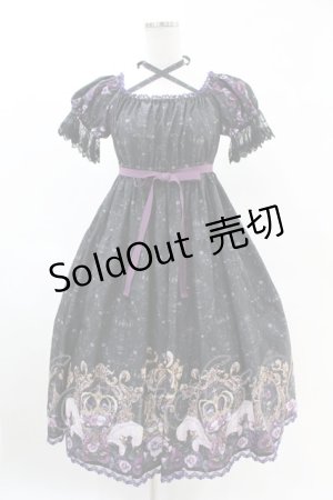 画像: Enchantlic Enchantilly / すみれ姫の王冠ワンピース Free ブラック H-25-06-07-1042-LO-OP-NS-ZH