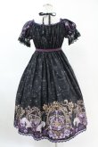 画像2: Enchantlic Enchantilly / すみれ姫の王冠ワンピース Free ブラック H-25-06-07-1042-LO-OP-NS-ZH (2)