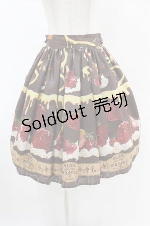 画像: ALICE and the PIRATES / Honey Bee Berry柄スカート Free ブラウン H-25-06-07-1050-PA-SK-NS-ZH