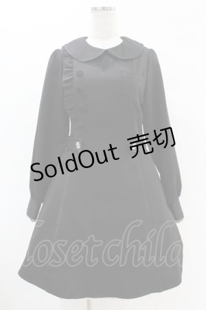 画像: DearMyLove / パイピングフリルナースワンピース L ブラック H-25-06-07-1055-EL-OP-NS-ZH