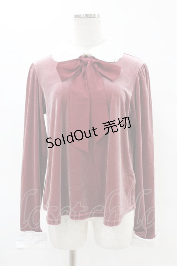 画像1: Angelic Pretty / Velvet Ribbonカットソー Free ピンク H-25-06-07-1062-AP-TO-NS-ZH (1)