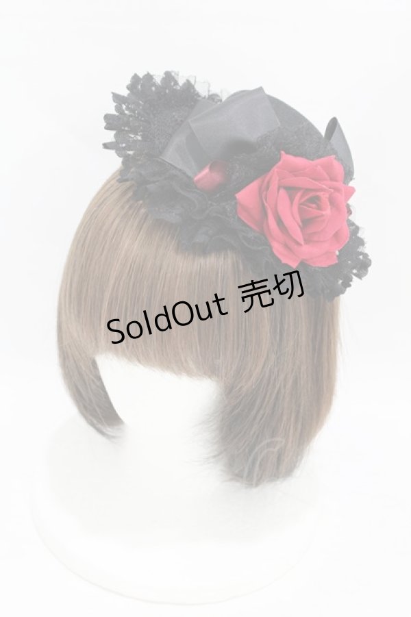 画像1: Estrellas / オリジナルミニハット  ブラック H-25-06-07-1012-EL-AC-NS-ZH (1)