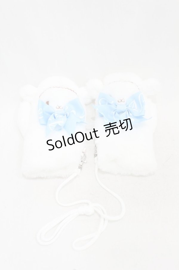 画像1: To Alice / アニマル手袋 - 白 H-25-06-07-1021-LO-ZA-NS-ZT273 (1)