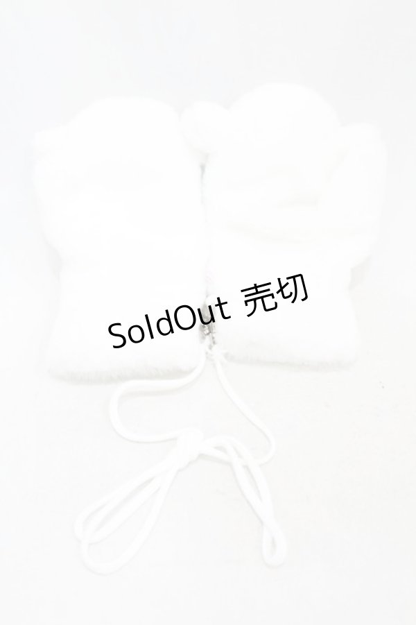 画像2: To Alice / アニマル手袋 - 白 H-25-06-07-1021-LO-ZA-NS-ZT273 (2)