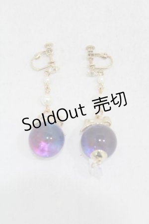 画像: ALICE and the PIRATES / 夢見るシャボン玉イヤリング  ゴールド H-25-06-07-1022-PA-AC-NS-ZH
