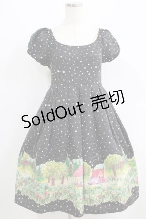 画像: Emily Temple cute / 森のお家ワンピース  クロ H-25-06-07-005-ET-OP-KB-ZH