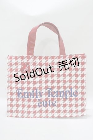 画像: Emily Temple cute / ハートチャーム付きギンガムチェックビニールバッグ   H-25-06-07-055-ET-BG-KB-ZH