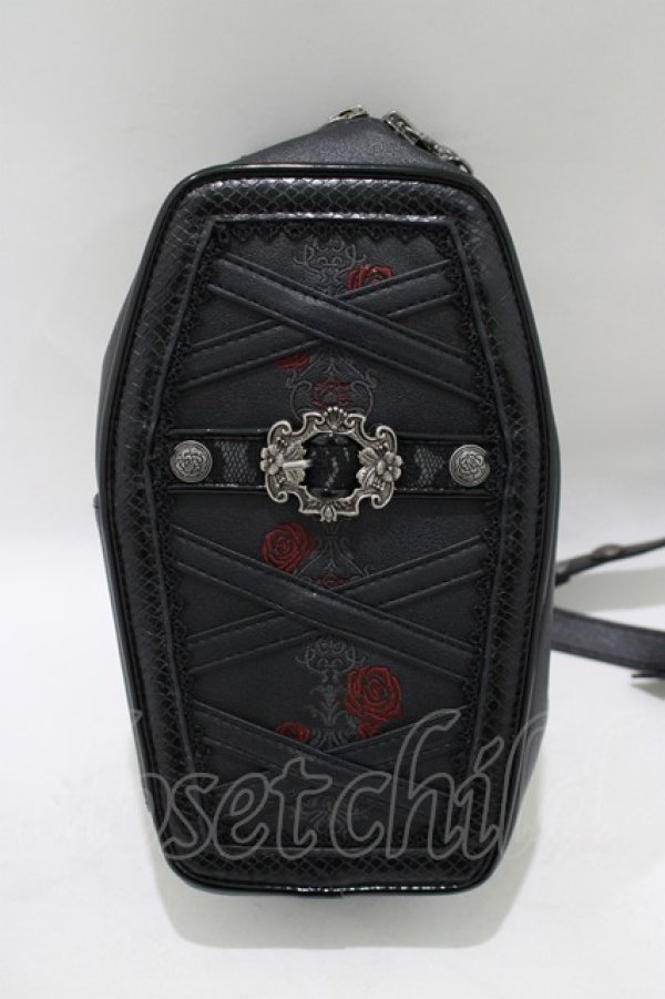 画像2: Ozz oneste / Holy Cross Shoulder BAG  黒×赤 H-25-06-07-056-OO-BG-KB-ZH (2)
