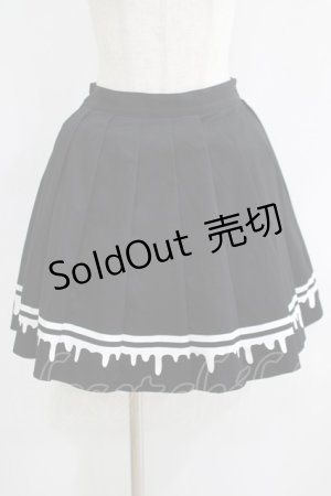画像: LISTEN FLAVOR / メルティーラインプリーツスカート  ブラック H-25-06-07-017-PU-SK-KB-ZH
