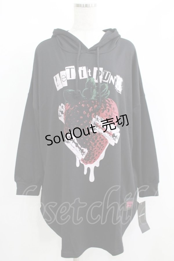 画像1: HELL CAT PUNKS / Monster Party×HELL CAT PUNKSパーカー F 黒 H-25-06-08-027-PU-TO-KB-ZH (1)