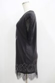 画像2: HELL CAT PUNKS / レース切り替えTシャツワンピ F 黒 H-25-06-08-029-PU-OP-KB-ZH (2)