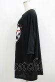 画像2: HELL CAT PUNKS / HORROR NIGHT七分袖ビッグTシャツ F 黒 H-25-06-08-043-PU-TO-KB-ZH (2)