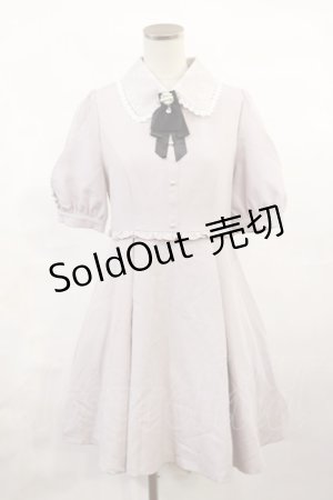 画像: Rojita / 衿レーススリットシアー半袖ワンピース Free ピンク H-25-06-08-1010-LO-OP-NS-ZH