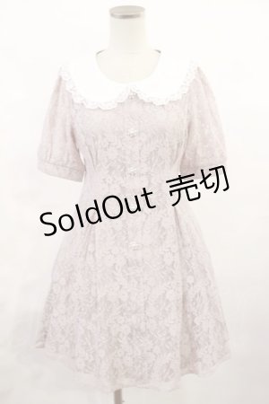 画像: evelyn / エリレースワンピース Free ピンク H-25-06-08-1011-LO-OP-NS-ZH