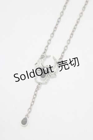画像: KILL STAR / WIDOWS TEARS CHOKER  シルバー H-25-06-08-061-SL-AC-KB-ZH