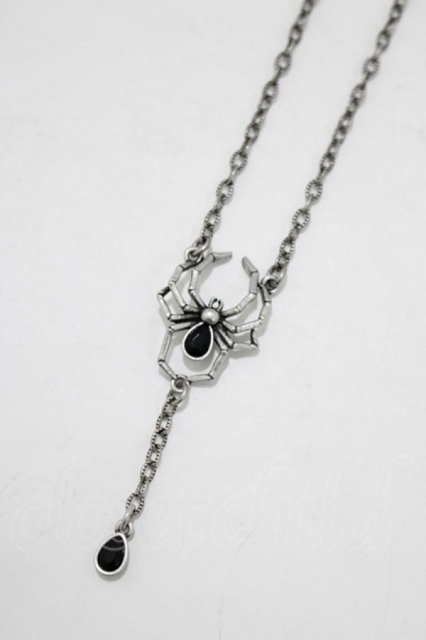 画像1: KILL STAR / WIDOWS TEARS CHOKER  シルバー H-25-06-08-061-SL-AC-KB-ZH (1)
