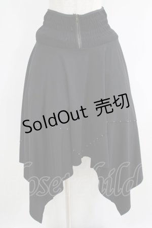 画像: Ozz On / ハイウエストスカート  黒 H-25-06-08-015-OO-SK-KB-ZH