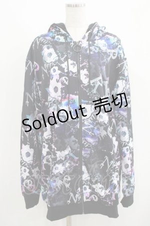 画像: NieR CLOTHING / 防寒裏起毛パーカー F  H-25-06-08-017-PU-TO-KB-ZT117