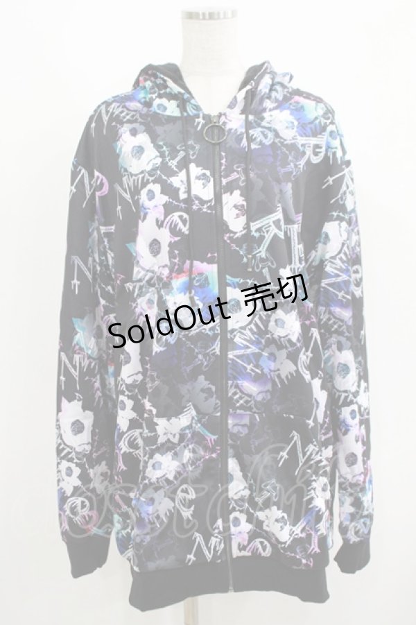 画像1: NieR CLOTHING / 防寒裏起毛パーカー F  H-25-06-08-017-PU-TO-KB-ZT117 (1)