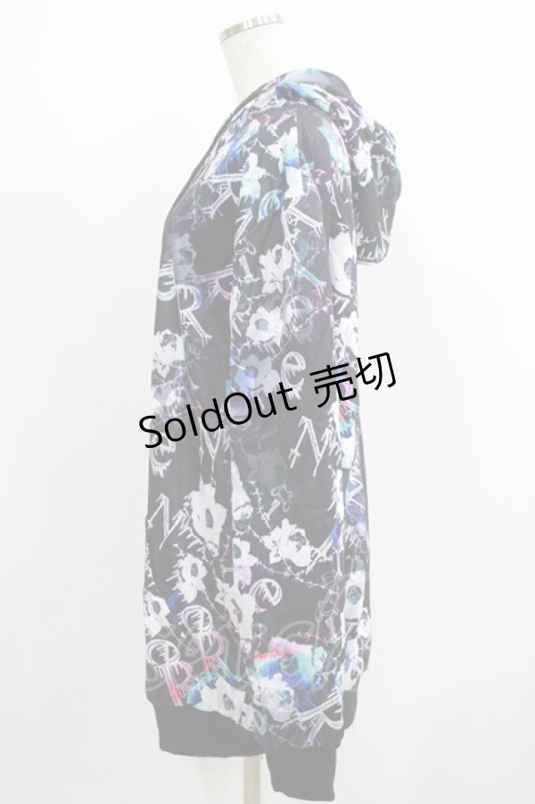 画像2: NieR CLOTHING / 防寒裏起毛パーカー F  H-25-06-08-017-PU-TO-KB-ZT117 (2)