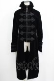 画像1: PUNK RAVE / Long Two pieces Dress Coat L 黒 H-25-06-09-1026-PU-CO-KB-ZT-C026 (1)