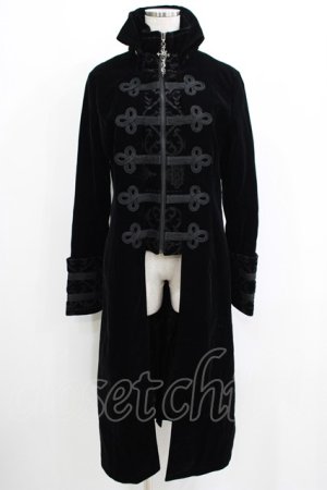 画像: PUNK RAVE / Long Two pieces Dress Coat L 黒 H-25-06-09-1026-PU-CO-KB-ZT-C026
