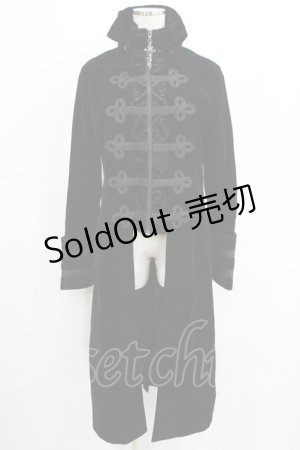 画像: PUNK RAVE / Long Two pieces Dress Coat L 黒 H-25-06-09-1026-PU-CO-KB-ZT-C026