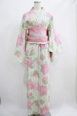 値下げ！Q-pot ★美品マカロン柄浴衣・半幅帯セット お得！！ Q-pot. - 【美品】Q-pot. マカロン浴衣 セット キューポットの