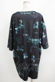 画像3: NieR Clothing / プリント半袖CUTSEW F 黒 H-25-06-09-1050-PU-TO-KB-ZH (3)