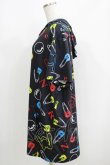 画像2: NieR Clothing / 半袖プルパーカー F 黒 H-25-06-09-1052-PU-TO-KB-ZH (2)