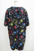 画像3: NieR Clothing / 半袖プルパーカー F 黒 H-25-06-09-1052-PU-TO-KB-ZH (3)