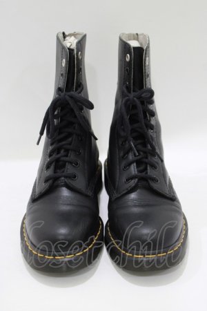 画像: Dr.Martens （Getta Grip） / Y’S 10 EYEブーツ UK6(約25cm) ブラック H-25-06-09-1062-PU-SH-KB-ZT387