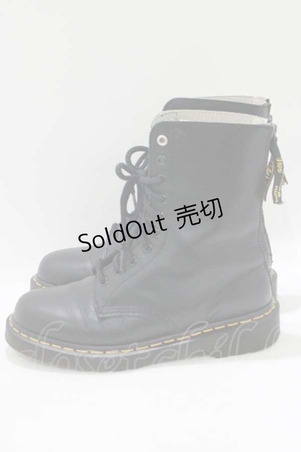 画像2: Dr.Martens （Getta Grip） / Y’S 10 EYEブーツ UK6(約25cm) ブラック H-25-06-09-1062-PU-SH-KB-ZT387 (2)