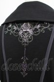 画像4: Ozz oneste / 薔薇刺繍レイヤードワンピース  黒×紫 H-25-06-09-1016-OO-OP-KB-ZH (4)