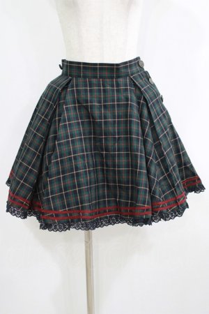 画像: metamorphose / スクールミニスカート Free グリーン H-25-06-10-025-ME-SK-NS-ZH