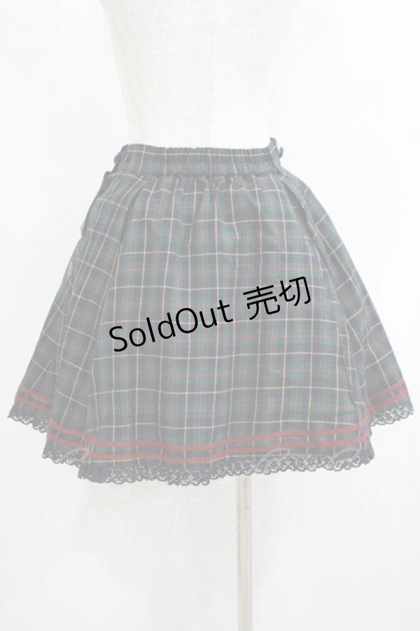 画像3: metamorphose / スクールミニスカート Free グリーン H-25-06-10-025-ME-SK-NS-ZH (3)