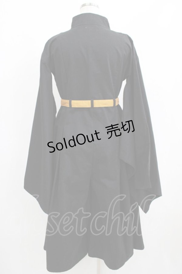 画像3: IRO+IRO / 陶酔する秋の甘香*金木犀の和風つなぎ Free ブラック H-25-06-10-026-LO-OP-NS-ZH (3)