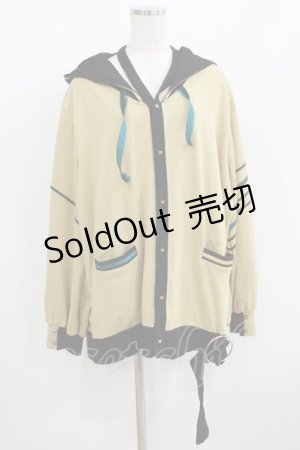 画像: IRO+IRO / クレオパトラ風ドッキングパーカー Free ベージュ H-25-06-10-029-LO-TO-NS-ZH