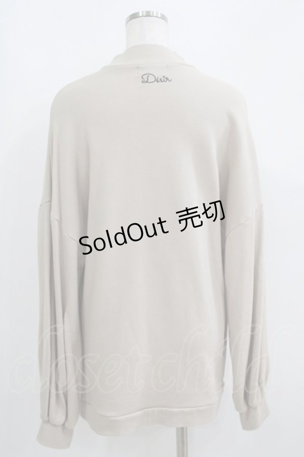 画像3: Bubbles / ボックスロゴトレーナー F ベージュ H-25-06-10-041-CA-TO-NS-ZH (3)