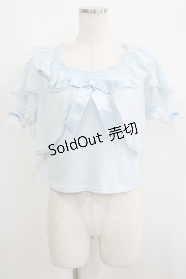 画像1: Angelic Pretty / エンジェルボレロカットソー Free サックス H-25-06-10-046-AP-TO-NS-ZH (1)