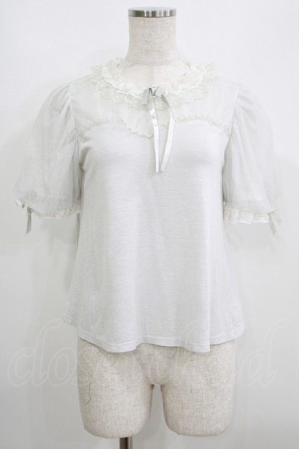 画像1: Angelic Pretty / Shinyエトワールカットソー Free シルバー H-25-06-10-047-AP-TO-NS-ZH (1)