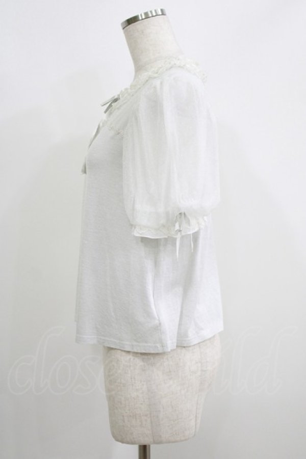 画像2: Angelic Pretty / Shinyエトワールカットソー Free シルバー H-25-06-10-047-AP-TO-NS-ZH (2)