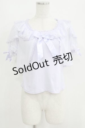 画像: Angelic Pretty / エンジェルボレロカットソー Free ラベンダー H-25-06-10-048-AP-TO-NS-ZH