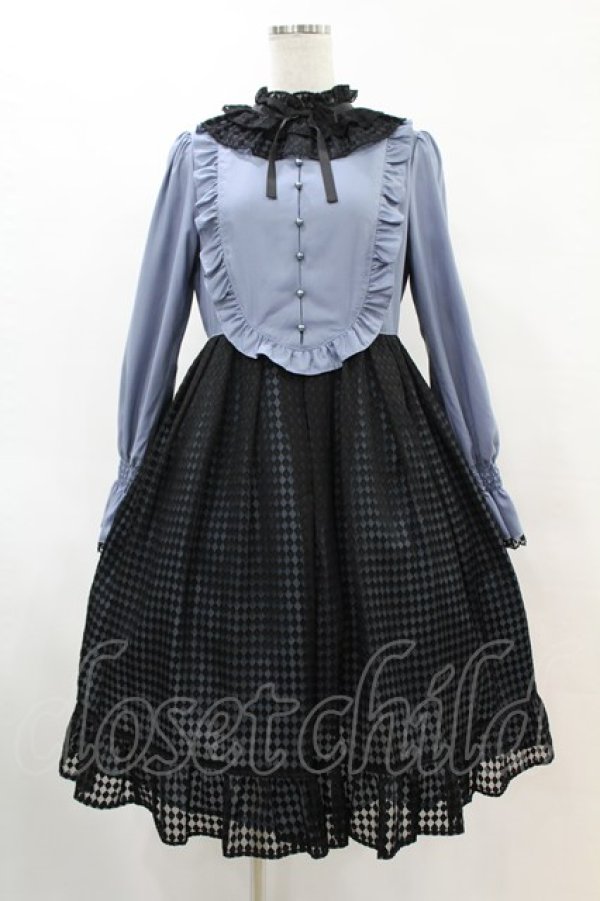 画像1: Melody BasKet / My ALICE dress M ブルー H-25-06-10-1025-LO-OP-KB-ZH (1)