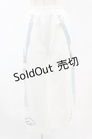 画像: ACDC RAG / ドットネコパンツ  ホワイト×パステルブルー H-25-06-10-1006-PU-PA-KB-ZH