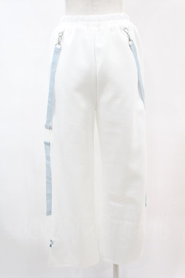 画像2: ACDC RAG / ドットネコパンツ  ホワイト×パステルブルー H-25-06-10-1006-PU-PA-KB-ZH (2)