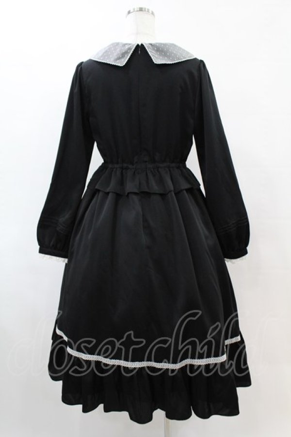画像2: Melody BasKet / Lilibet dress M ブラック H-25-06-10-1029-LO-OP-KB-ZH (2)