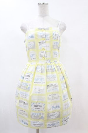 画像: MILK / MILK TOWNドレス  レモンベース H-25-06-10-1031-ML-OP-KB-ZH