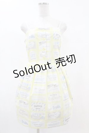 画像: MILK / MILK TOWNドレス  レモンベース H-25-06-10-1031-ML-OP-KB-ZH