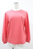画像1: Jane Marple / Monogram embroidery pullover  ピンク H-25-06-10-1054-JM-TO-KB-ZH (1)